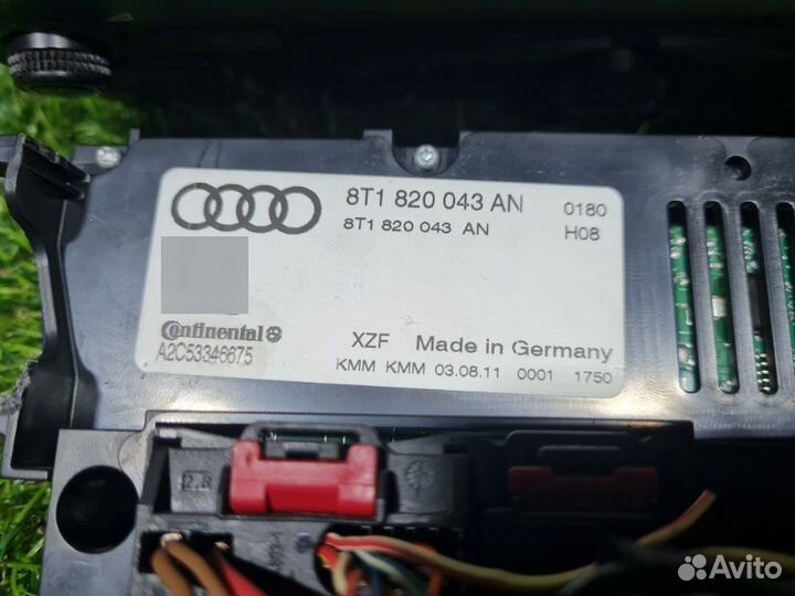 Блок управления климат-контролем Audi A4 8K2 caga