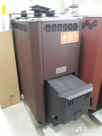 Печь банная на угле Кузбасс