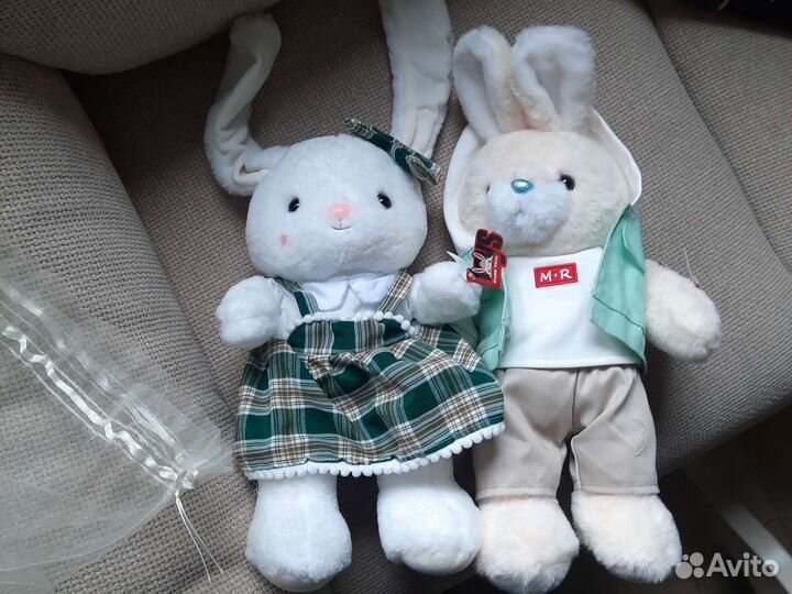 Мягкая игрушка зайчики новые