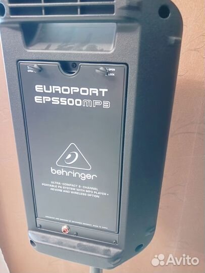 Колонки для караоке behringer eps500mp3