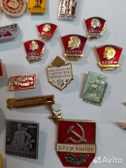 Значки из СССР