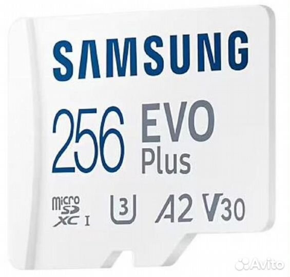 Карта памяти Samsung microsdxc 256Gb+SD EVO+ U3 A
