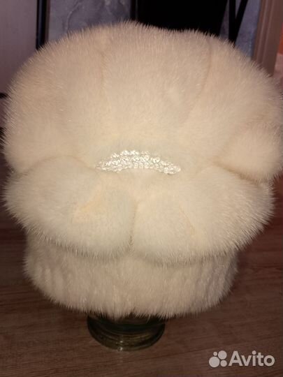 Шапка норковая женская