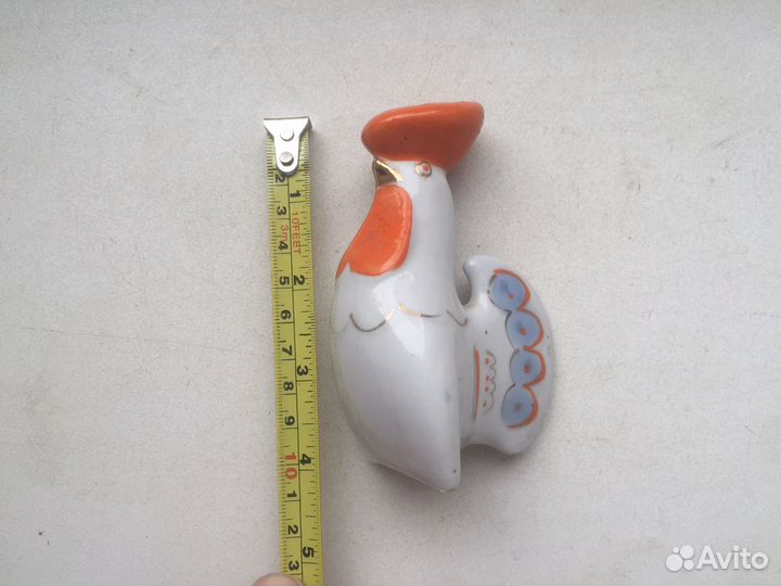 Фарфоровая Солонка «Петух» СССР Петушок