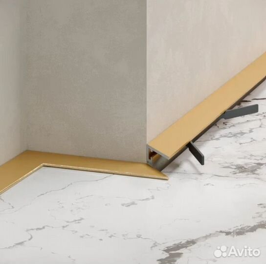 Микроплинтус напольный плинтус анодиров до 2,4 м