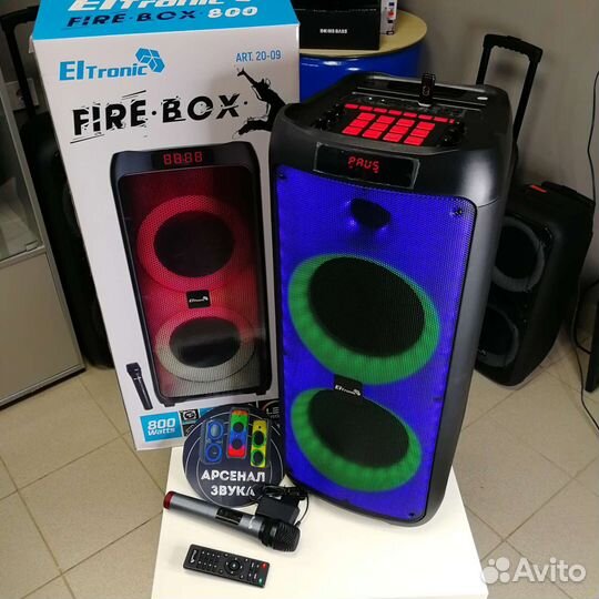 Портативная колонка Eltronic 20-09 800 WAT+караоке