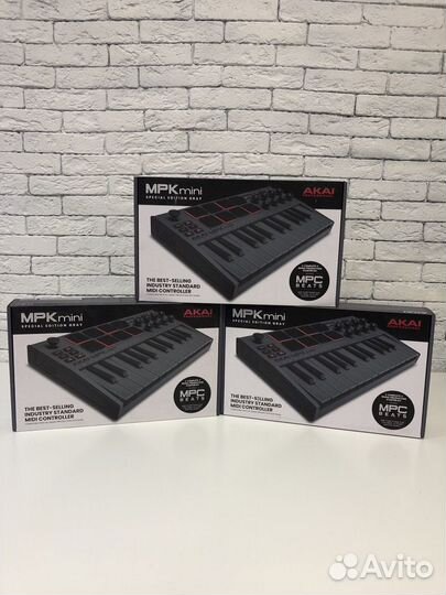 USB/midi-клавиатура Akai MPK mini 3 grey