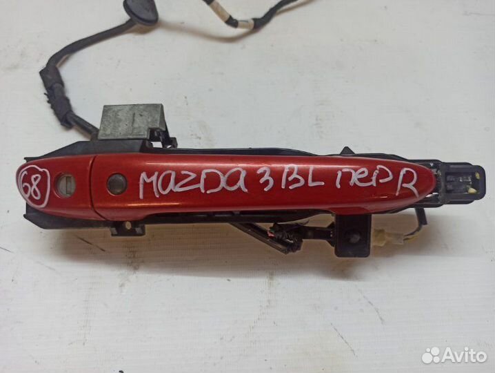 Ручка двери передняя правая Mazda 3 BL ZY-VE