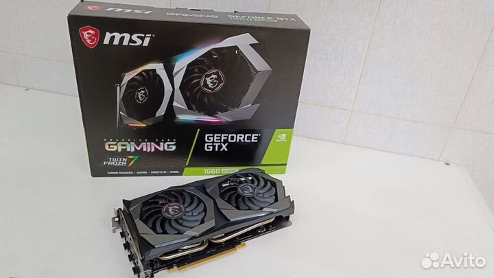 Видеокарта MSI Geforce gtx 1660 Super Gaming