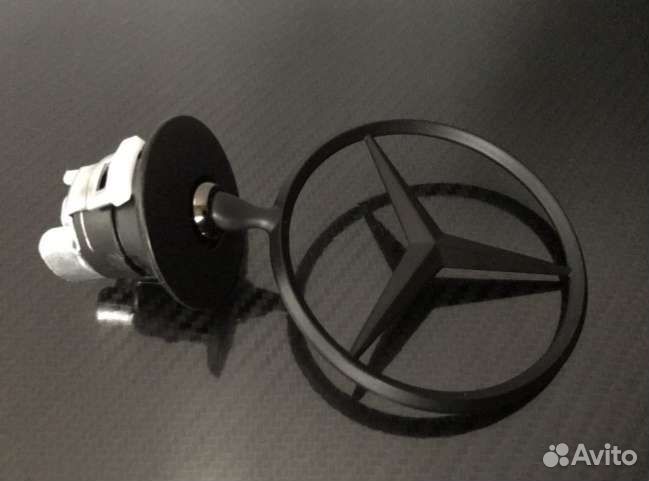 Эмблема Mercedes-Benz матовый