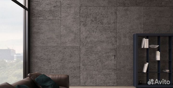 Скрытая дверь под покраску