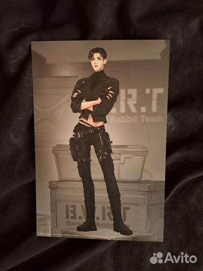 Открытка офиц по манхве Ночная песнь демона Lezhin