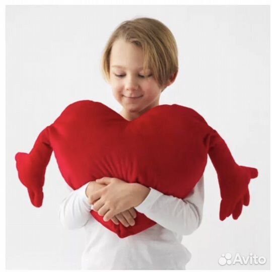 Подушка IKEA сердце фамниг йэрта