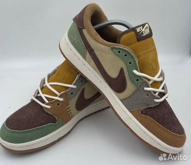 Кроссовки nlke air jordan 1 low voodoo,zion
