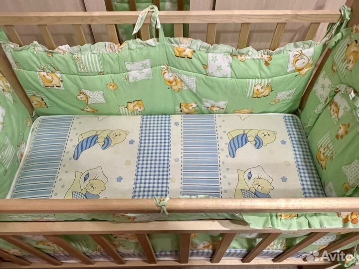 Детская кроватка Золушка с матрасом