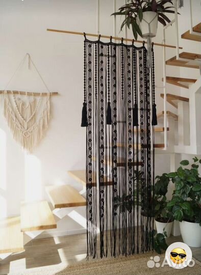 Занавеси хлопок макраме/занавески, шторы, гардины