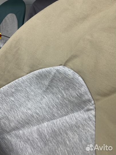 Шезлонг для новорожденных Luxmom (светлый хаки)