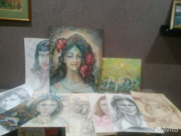 Картины портреты Мингалимовой Зифы