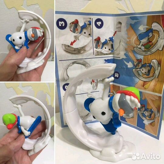 Игрушки от Киндер сюрприз Тачки Ниндзя Мопсы Марве