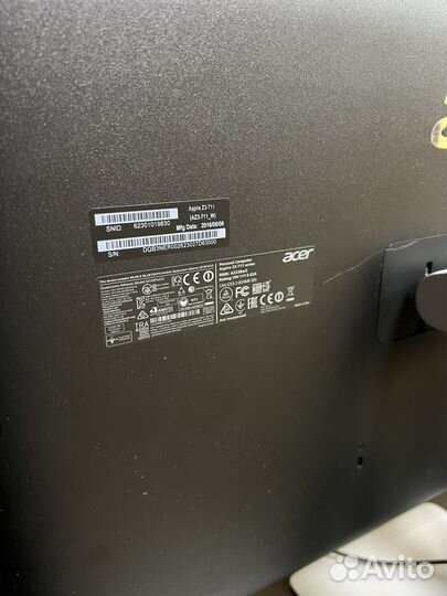 Моноблок acer aspire z3-711