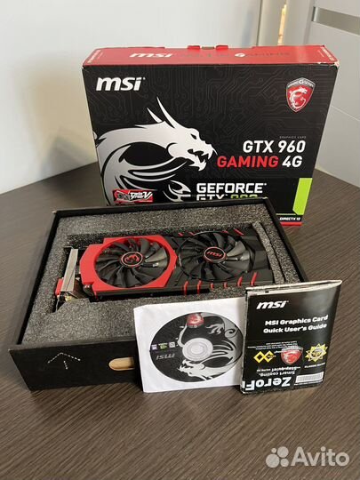 Видеокарта Nvidia Geforce GTX 960 4gb