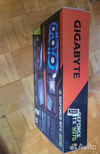 Коробка от видеокарты geforce rtx 3070