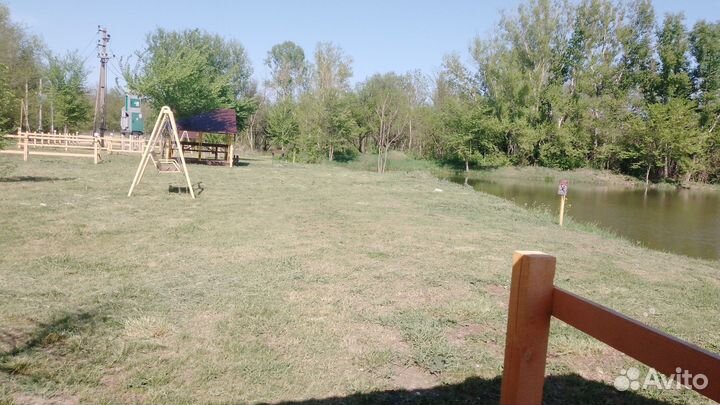 Покос травы триммером