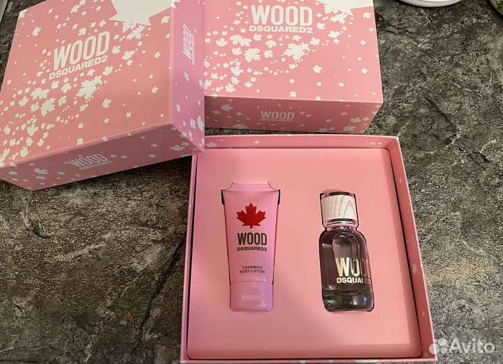 Dsquared2 wood парфумерный набор