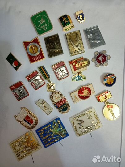 Значки ссср.Спортивные.23 шт.лот