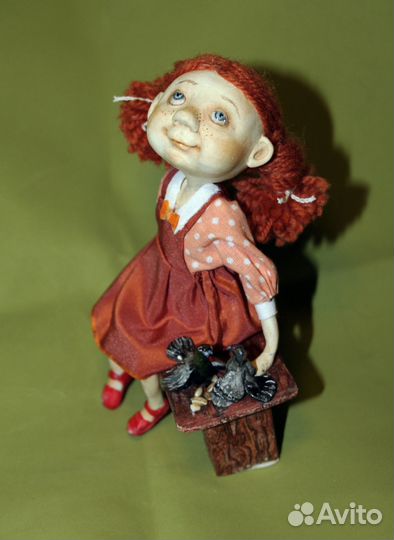 Интерьерная кукла ручной работы