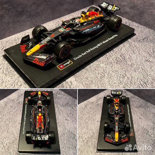 Модели Bburago 1/43 Red Bull RB19 Miami GP