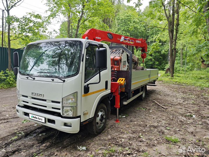 Isuzu NQR90 с КМУ, 2017