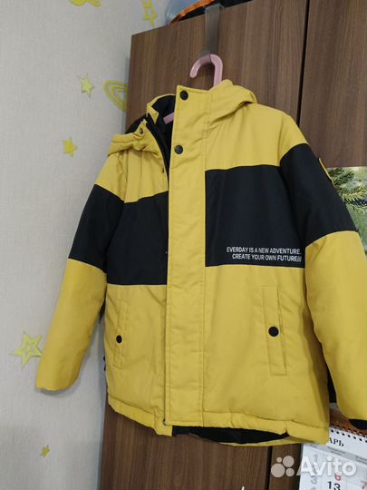 Куртка зимняя для мальчика 128 futurino