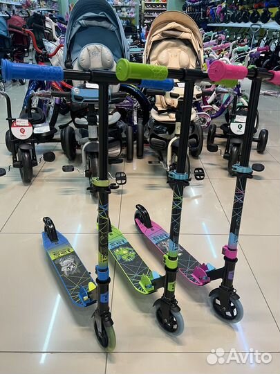 Самокат детский двухколесный 125 мм высота колеса