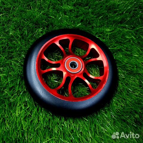 Колесо трюкового самоката 120 мм (AL) Красное