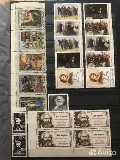 Почтовые марки живопись