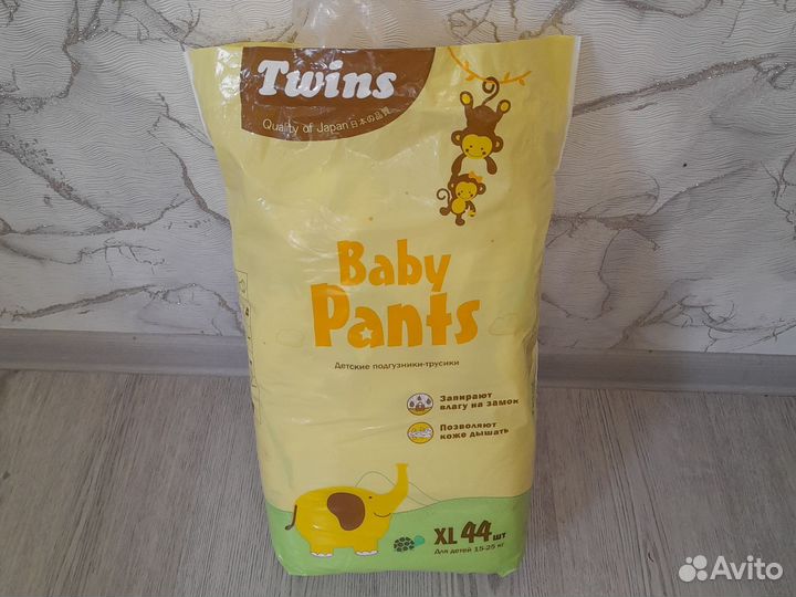 Памперсы трусики Твинс XL 15-25 кг