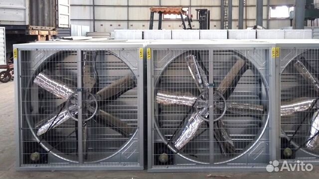 Промышленные вентиляторы для теплиц, ферм, склада объявление продам