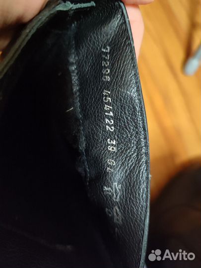Сапоги кожаные зимние 39 40 р новые