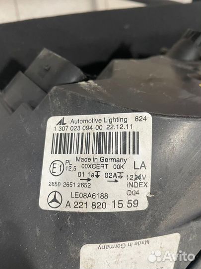 Фара левая передняя Mercedes w221 рест новая