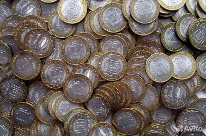 Юбилейные монеты Десять рубль РФ (биметалл)
