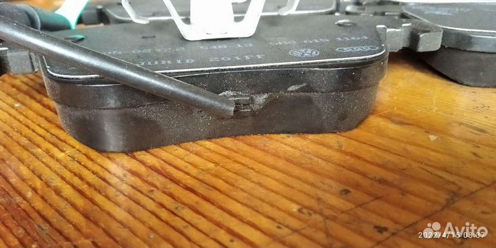 Тормозные колодки передние volkswagen