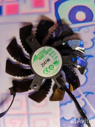 Вентиляторы для видеокарты Gigabyte RTX 3060