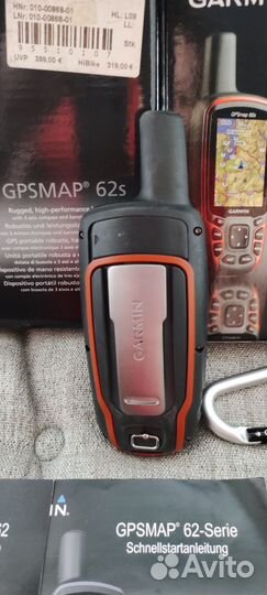 Garmin gpsmap 62s (полный комплект)