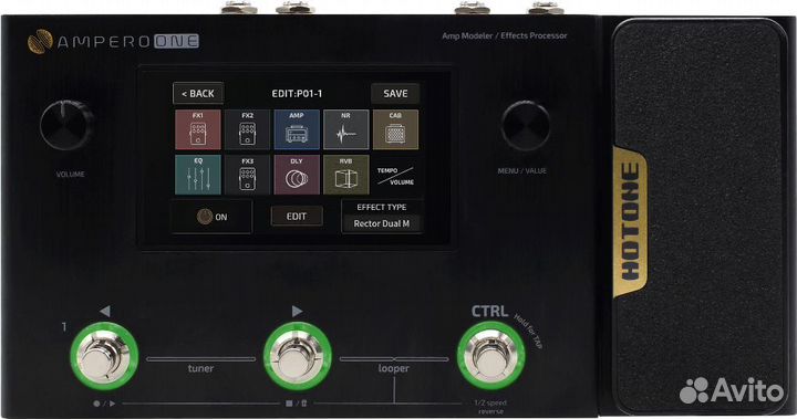 Гитарный процессор Hotone Ampero One Новый