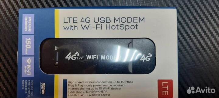 Usb модем 4G LTE с WiFi