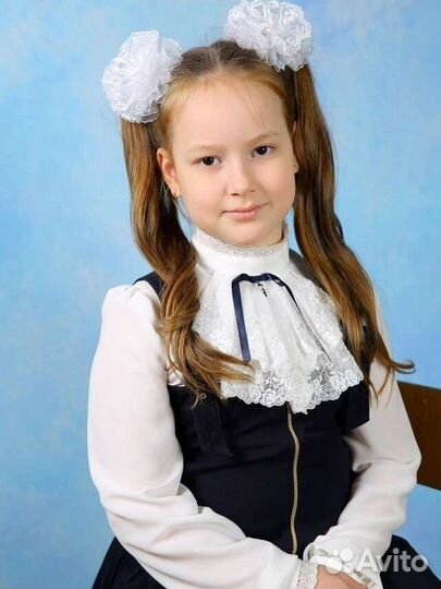 Блузка школьная маленькая леди 146
