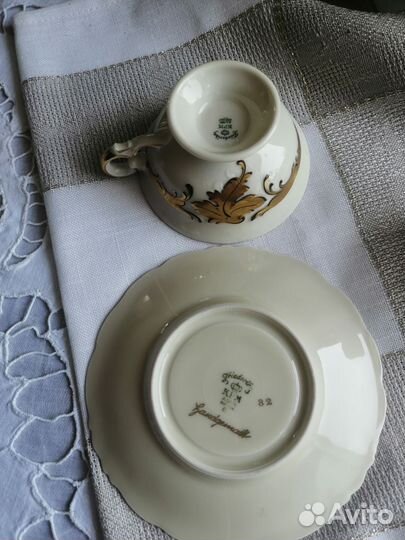 Чайно-кофейная пара. Krister porcelaine manufaktur