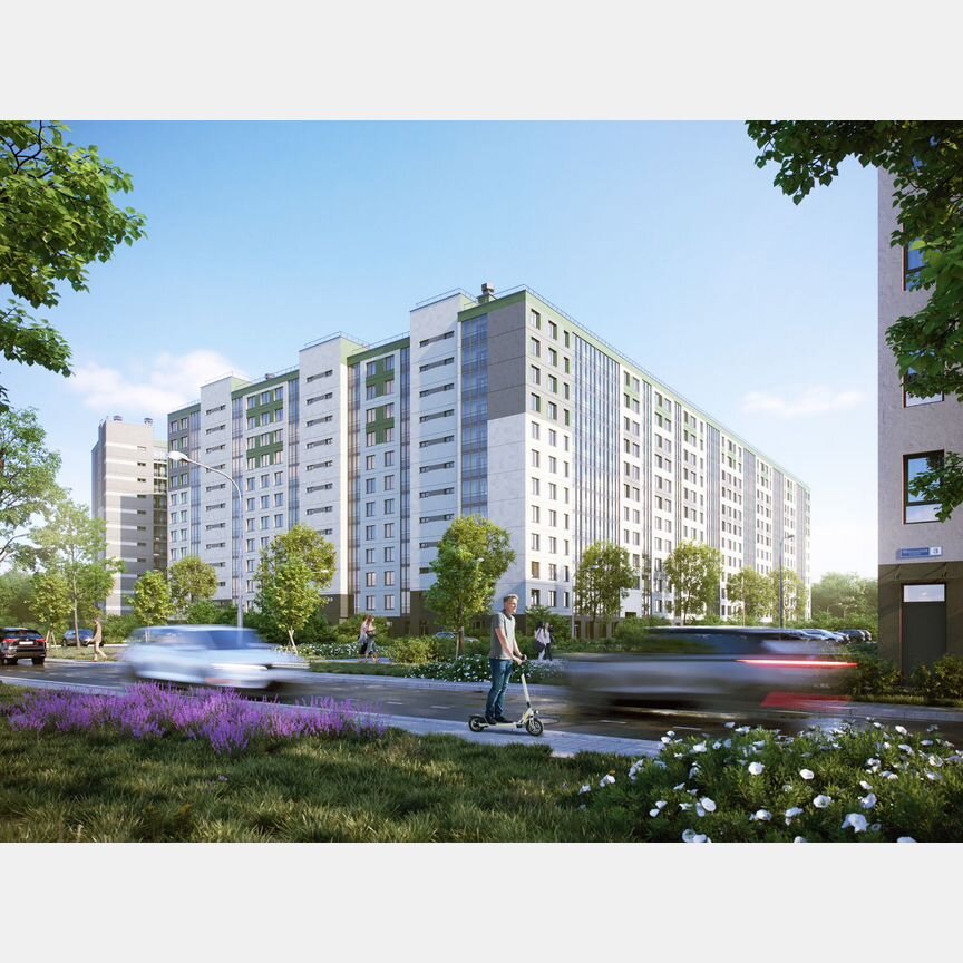 2-к. квартира, 61 м², 8/12 эт.