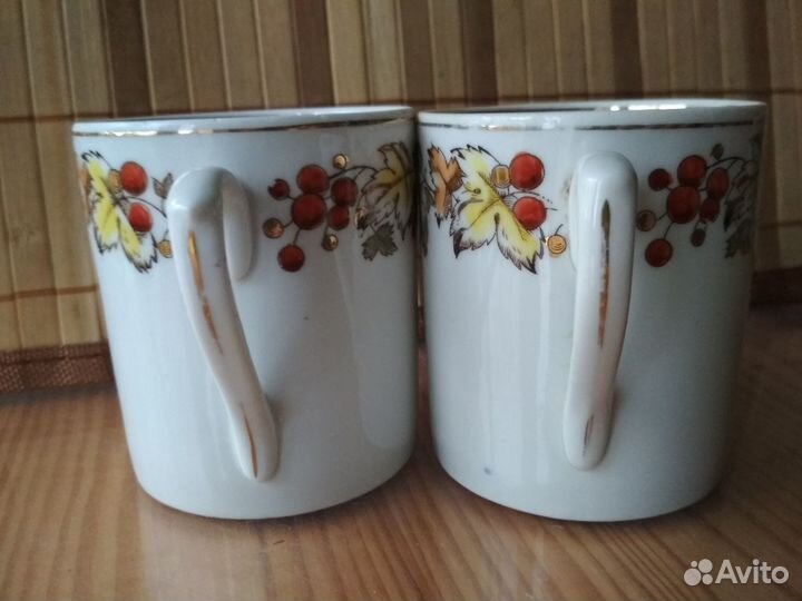 Чашки кофейные Дулево 1957 год